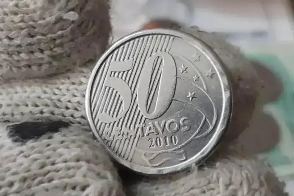 A moeda de 50 centavos de 2002: um tesouro escondido para colecionadores