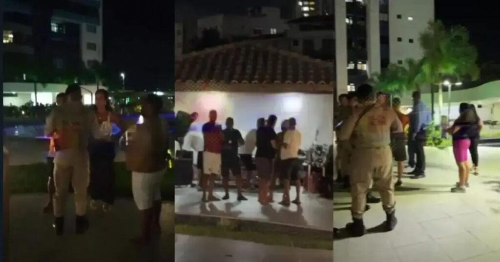 Confraternização com música ao vivo causa tumulto em condomínio de Salvador
