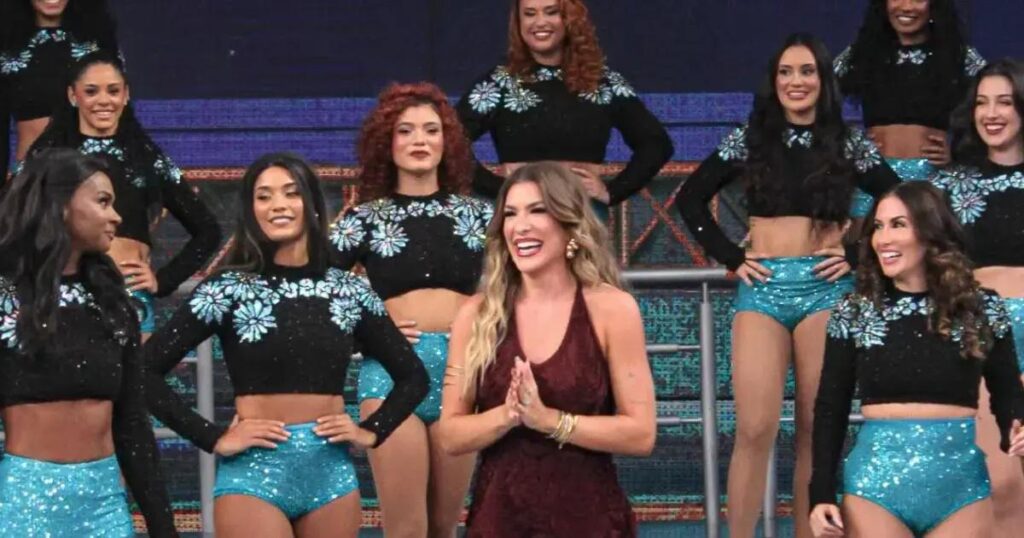 Lore Improta relembra momentos emocionantes no Domingão do Faustão