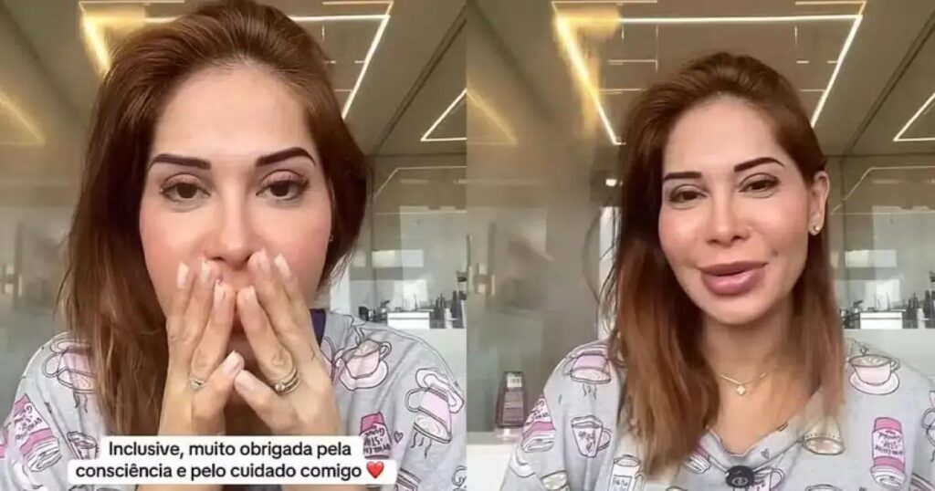 Maíra Cardi fala sobre trombofilia e gravidez em rede social