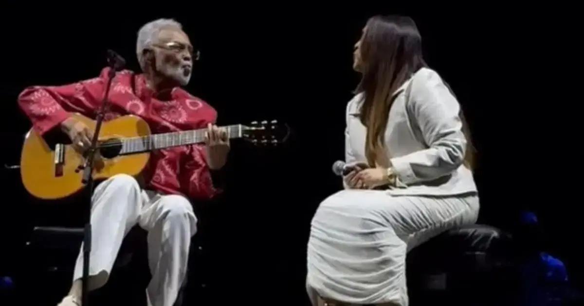 Preta Gil emociona ao cantar com Gilberto Gil em show de despedida