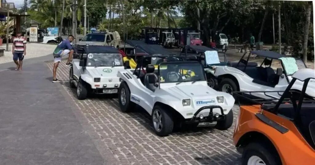 Protesto de bugueiros destaca a necessidade de regulamentação em Mata de São João