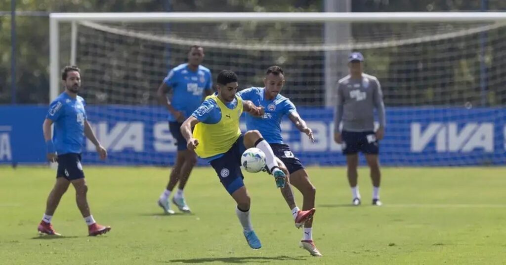 Bahia encerra preparação para o jogo contra o São Paulo no Brasileirão