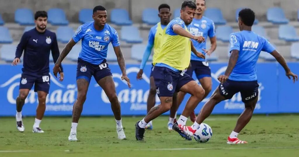 Bahia retorna aos treinos focando no Flamengo neste sábado