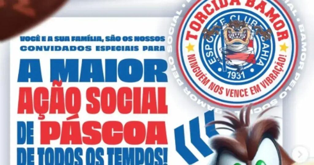 Bamor realiza ação social de Páscoa para crianças neste domingo