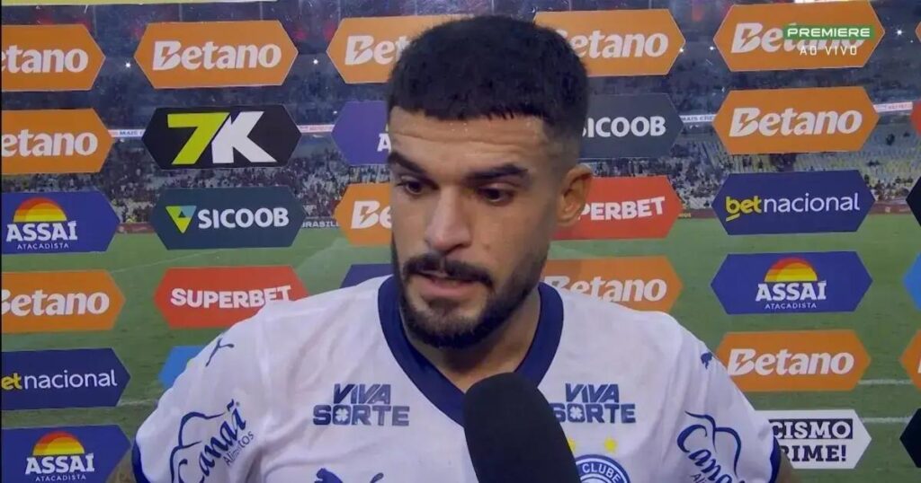 Cauly comenta dificuldade após derrota do Bahia para o Flamengo