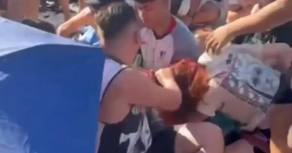 Confusão em Copacabana marca espera por show de Lady Gaga