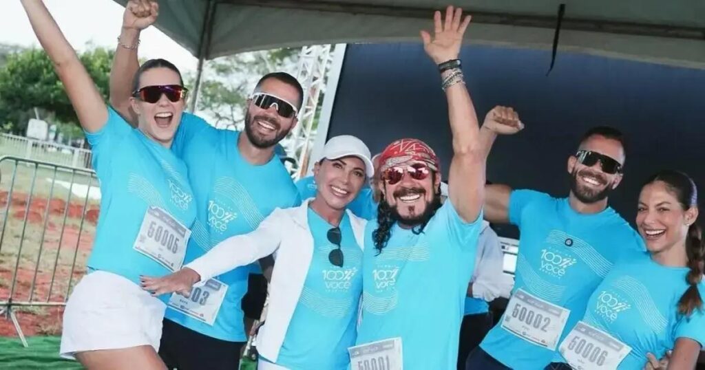 Corrida 100% Você: Bell Marques anima Brasília no Dia do Trabalhador