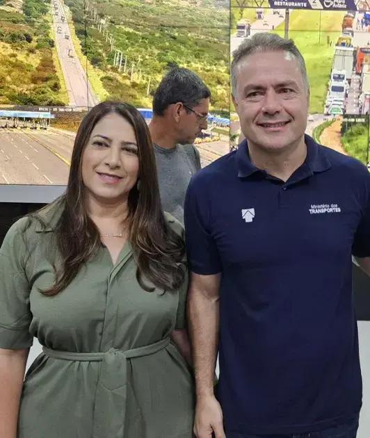 Deputada Cláudia Oliveira e Ministro falam sobre a reforma da Ponte do Rio Jequitinhonha