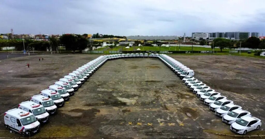 Governo renova frota da saúde com 72 novos veículos na Bahia