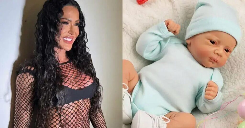 Gracyanne Barbosa é criticada por adotar bebê reborn nas redes sociais