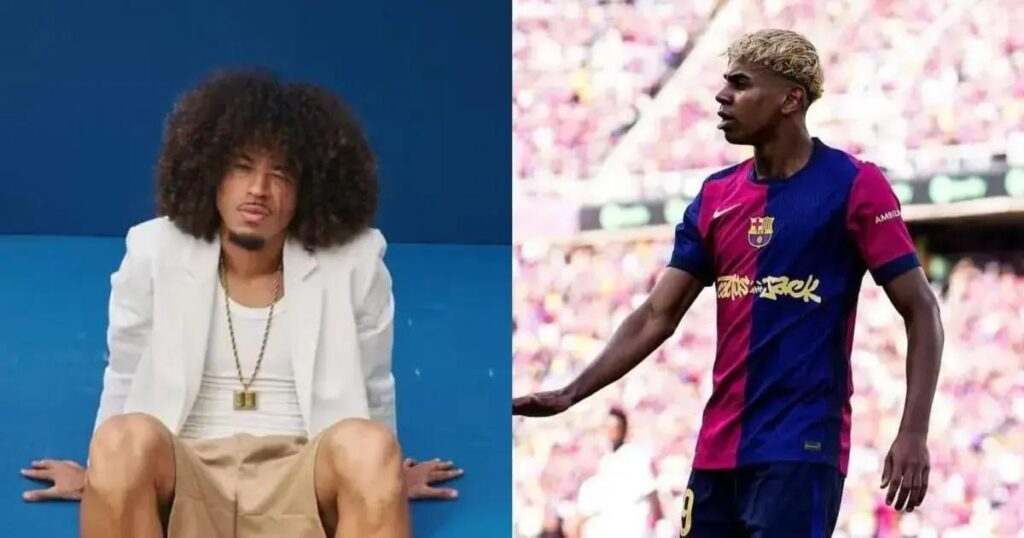 L7nnon celebra vitória após Lamine Yamal tocar sua música