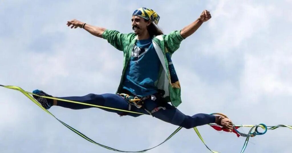 Matheus Vidal conquista o mundial de slackline e estabelece novo recorde