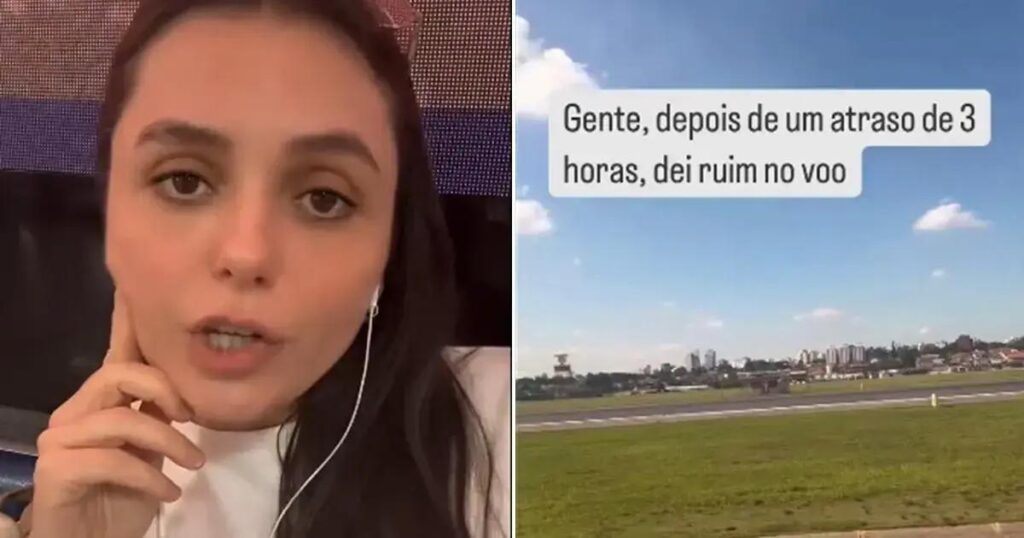 Monica Iozzi relata perrengue em voo após pane elétrica
