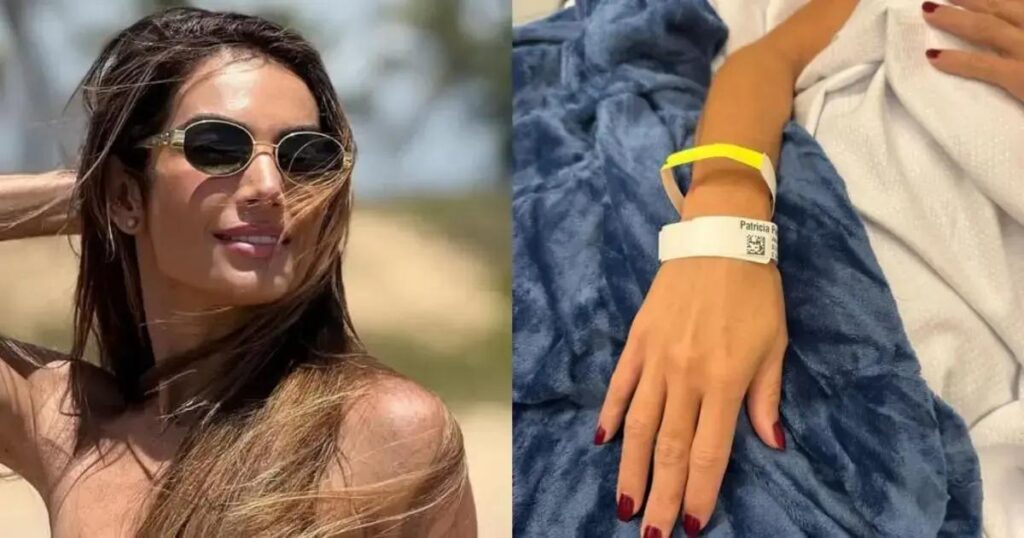 Patrícia Poeta se recupera após cirurgia para sinusite crônica