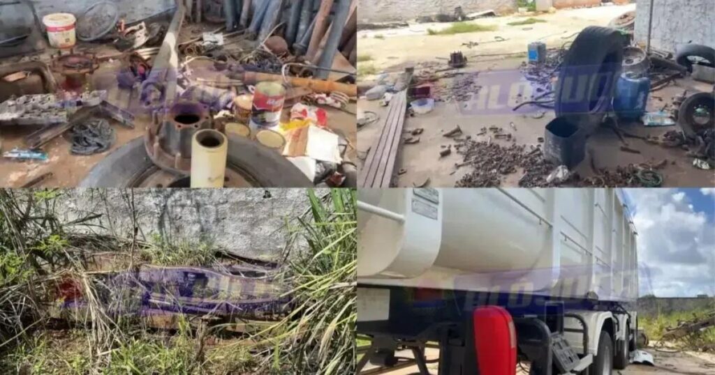 Polícia localiza desmanche de veículos de grande porte em Abrantes