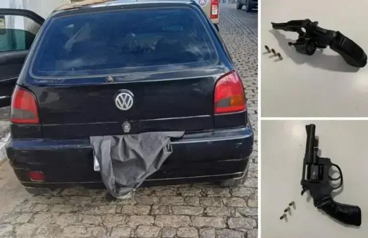 Polícia Militar aborda e prende autores de assalto em Macaraní