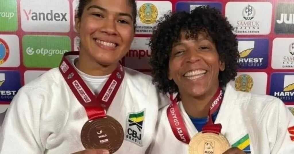 Rafaela Silva e Luana Carvalho brilham no Grand Slam de Judô em Astana