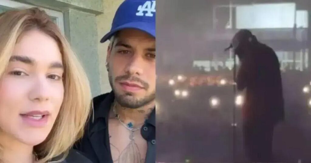 Zé Felipe chora em show após separação de Virginia Fonseca