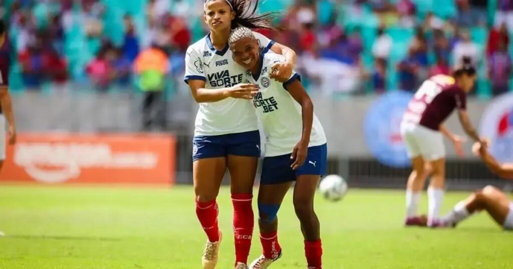 Bahia brilha na Fonte Nova com vitória contra a Ferroviária no Campeonato Feminino