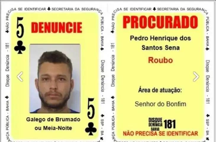 Bandido do Baralho do Crime é morto em confronto com a polícia em Brumado