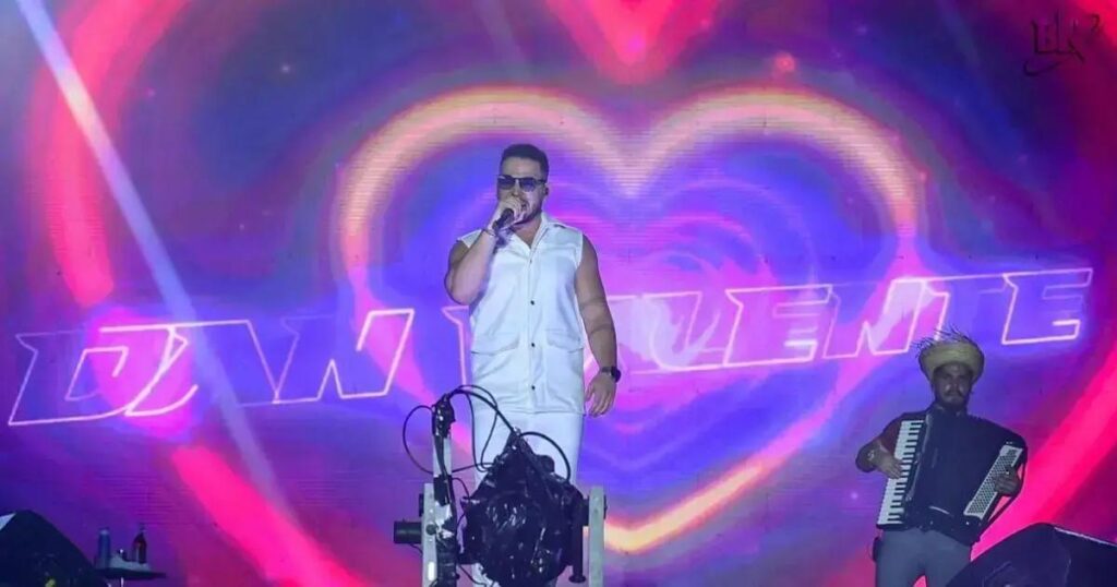 Dan Valente agita o Parque de Exposições com forró autêntico e energia contagiante