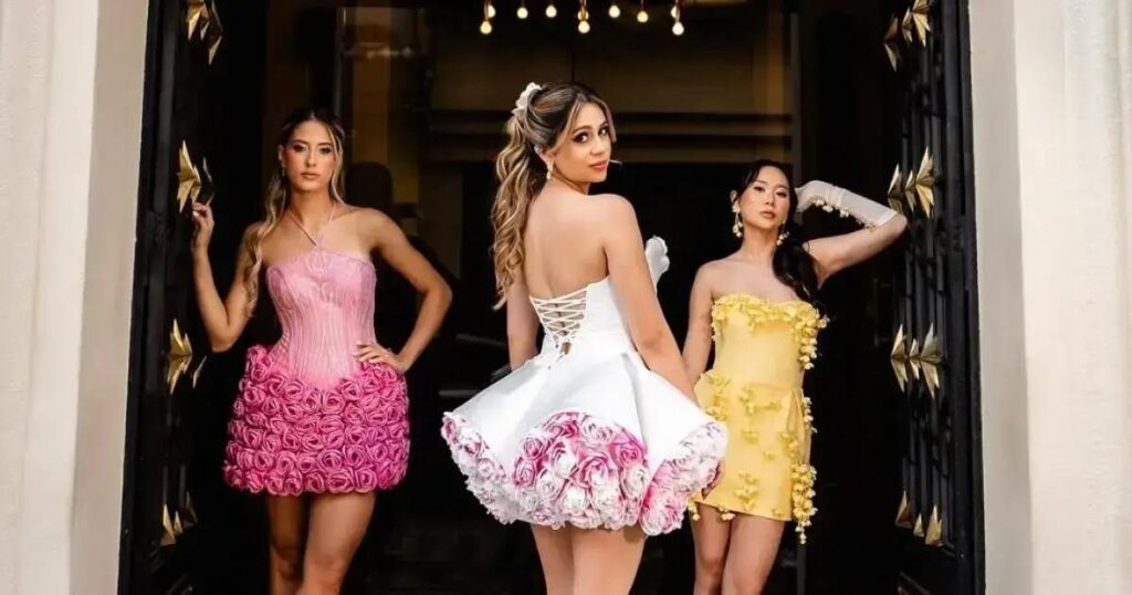 Elcimar Badu lança coleção ‘Minilov’ com vestidos para debutantes