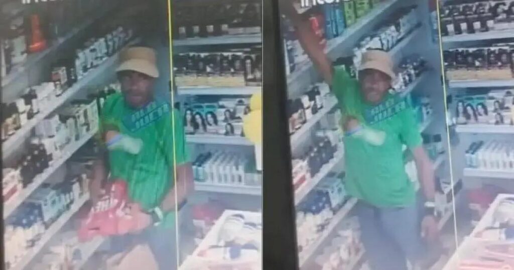 Homem é flagrado furtando suplementos em farmácia na Federação