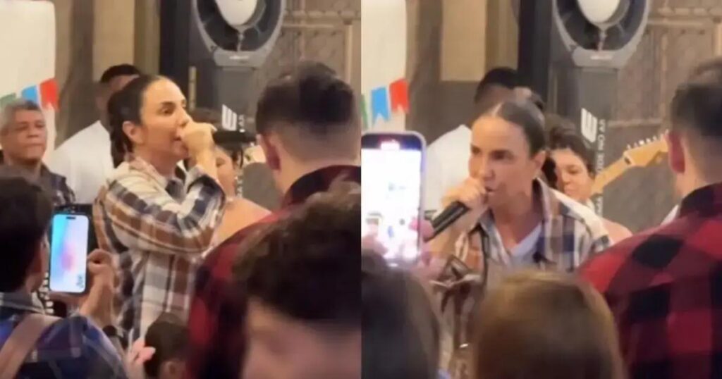 Ivete Sangalo encanta em festa junina de escola em Salvador