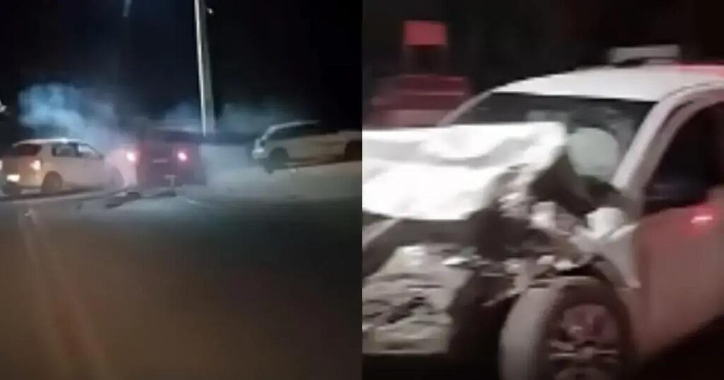 Motorista provoca colisão grave em Trancoso ao dirigir em zigue-zague