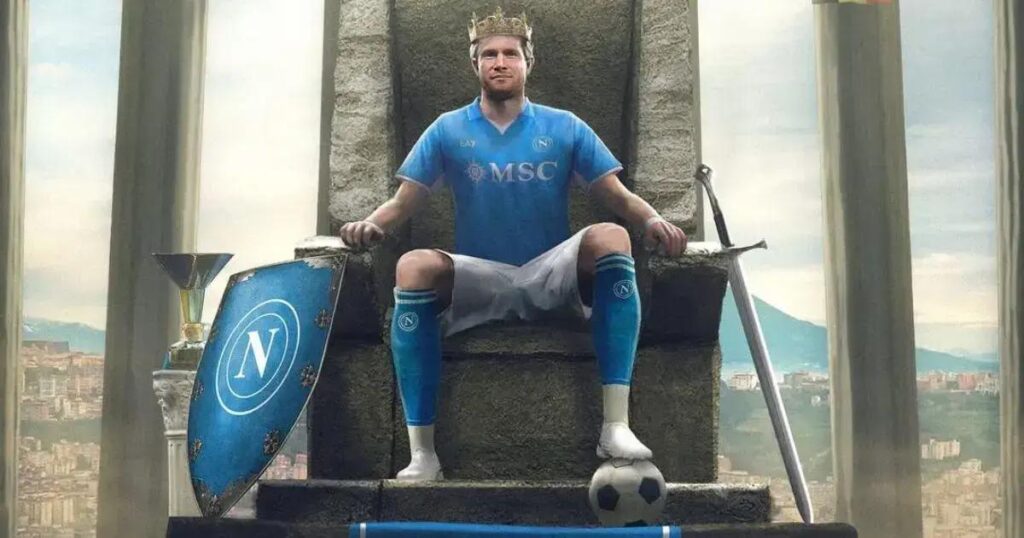 Napoli oficializa contratação de Kevin de Bruyne como reforço para a temporada