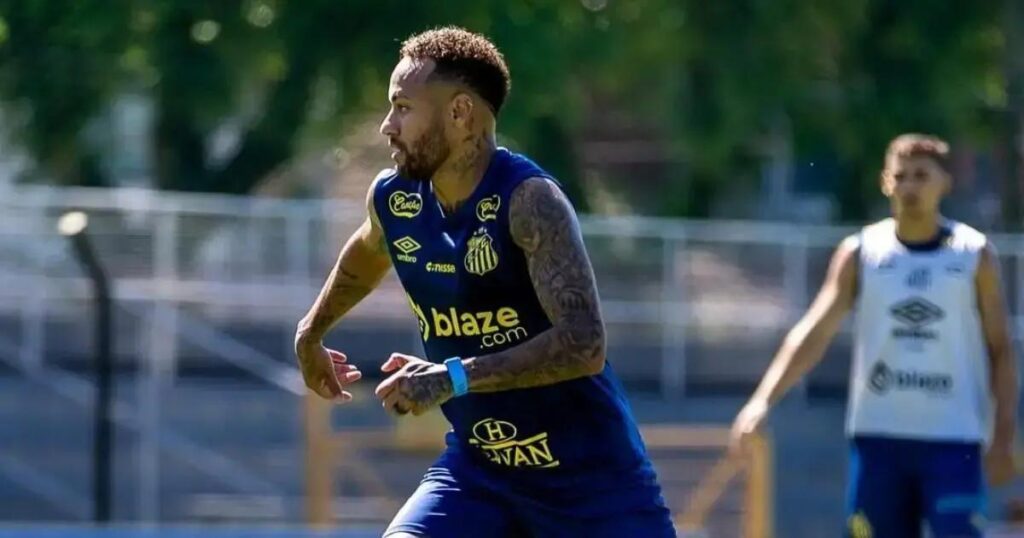 Neymar tem Covid-19 e fica fora da partida do Santos