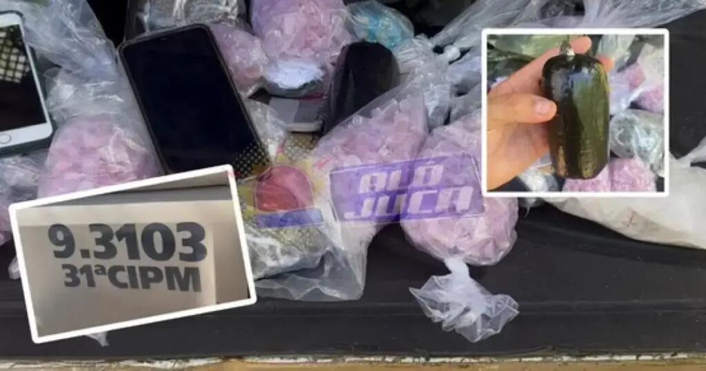 Polícia Militar prende suspeito com drogas e explosivos na Bahia