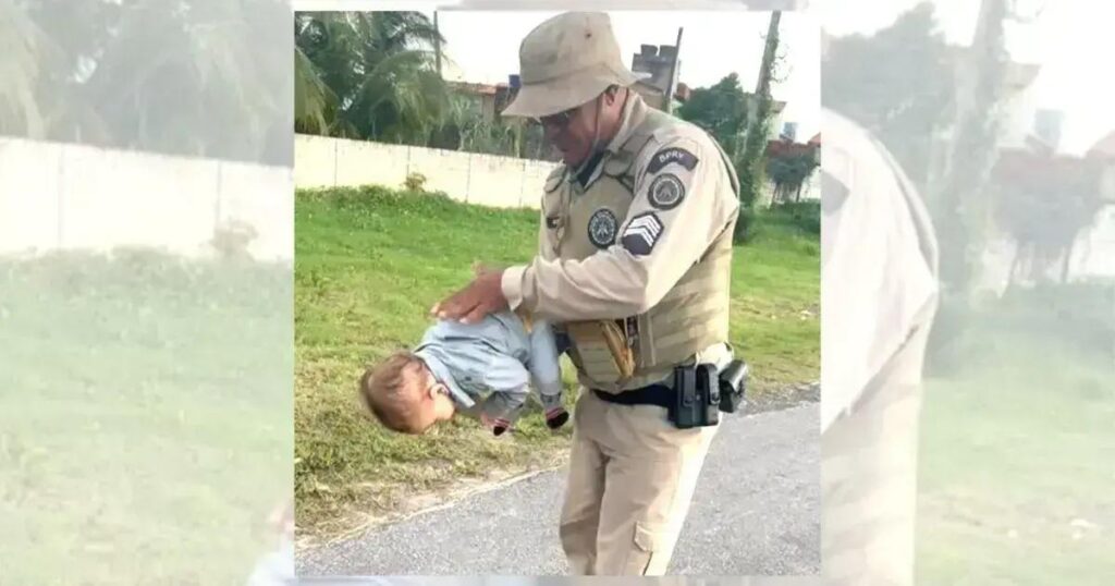 Policial salva bebê engasgado em Vera Cruz com manobra de Heimlich