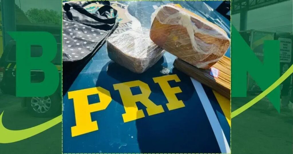 PRF apreende 3 kg de cocaína em ônibus na BR-116 em Jequié