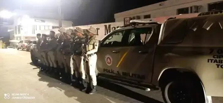 Reforço policial em Itarantim garante segurança durante festa de aniversário