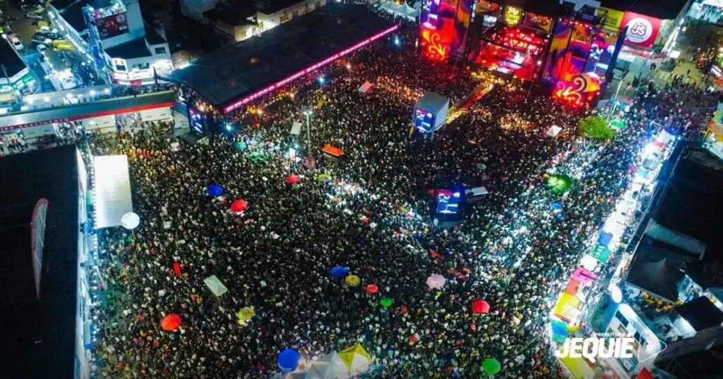 Shows de Murilo Huff e Dorgival Dantas atraem multidão em Jequié