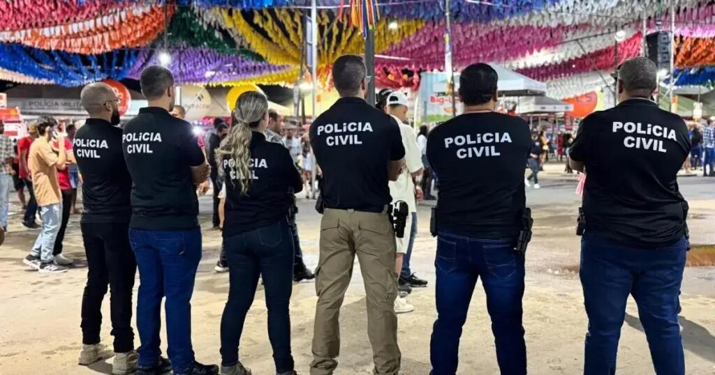 Suspeito de violência doméstica preso durante festejos de São João