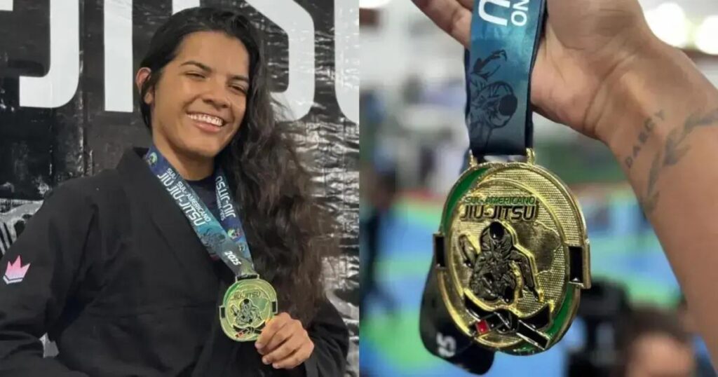 Victória Brandão Brilha e Leva Ouro em Campeonato Sul-Americano de Jiu-Jitsu