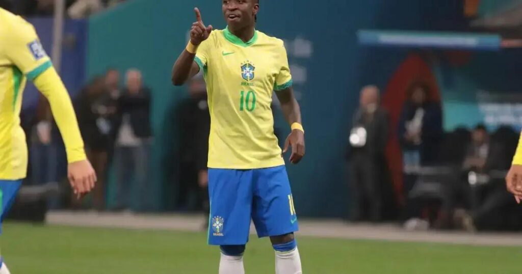 Vini Jr. destaca vitória que classifica Brasil para a Copa do Mundo 2026