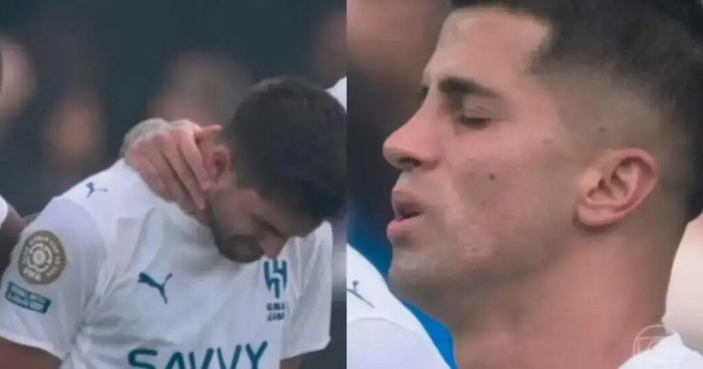 A emoção de companheiros no tributo a Diogo Jota antes da semifinal