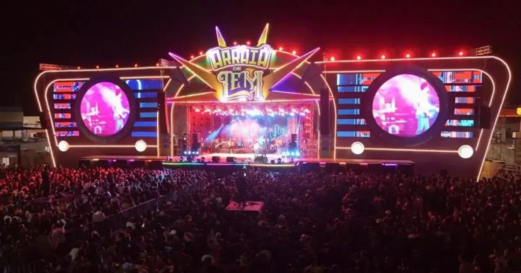 Arraiá de LEM reúne 55 mil pessoas na penúltima noite de shows