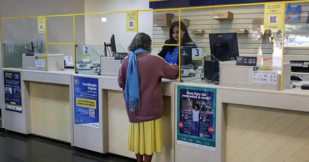 Atendimento nas agências dos Correios para devolução de valores do INSS