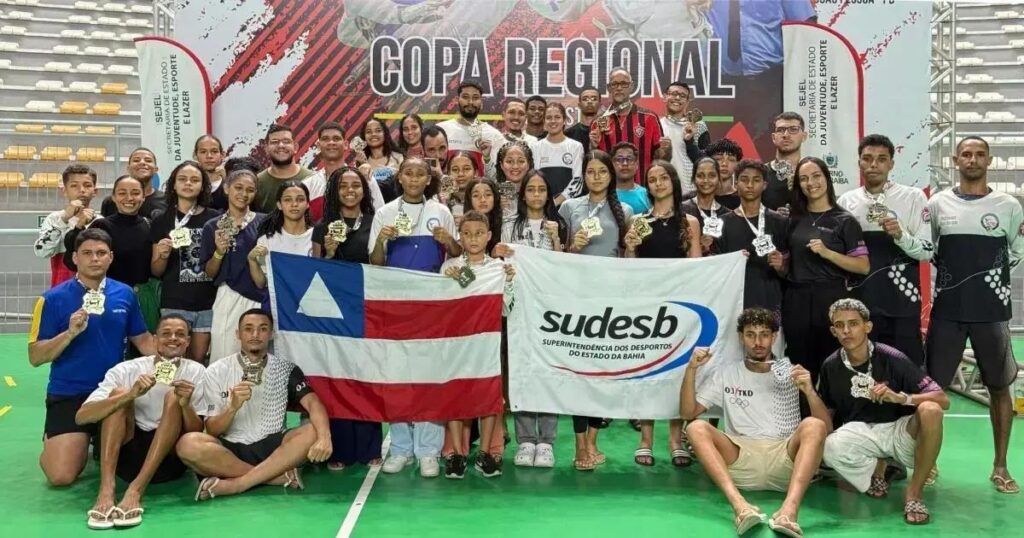 Bahia é campeã na Copa Regional Nordeste de Taekwondo 2025 com 12 ouros