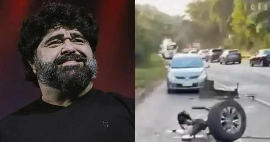Cantor Fabiano Menotti sofre acidente de carro em Minas Gerais
