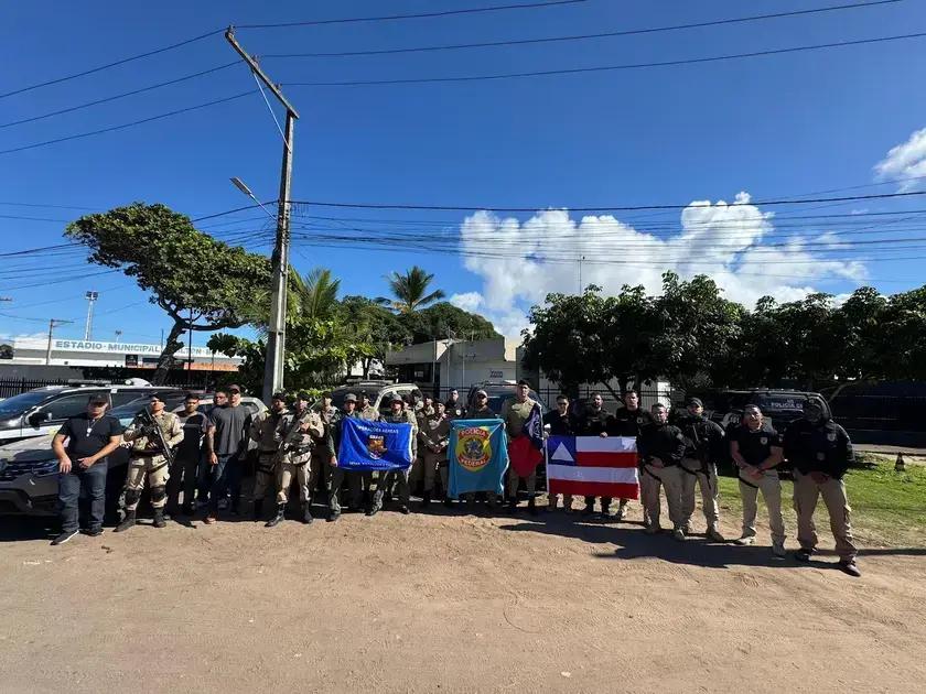 Cinco mortos e armas apreendidas em operação policial em Porto Seguro