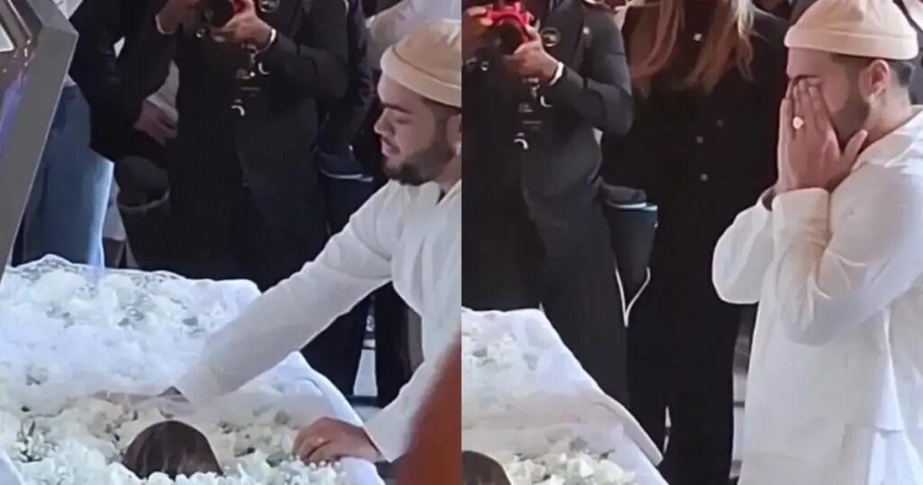 Fran Gil se despede da mãe em emocionante velório no Theatro Municipal