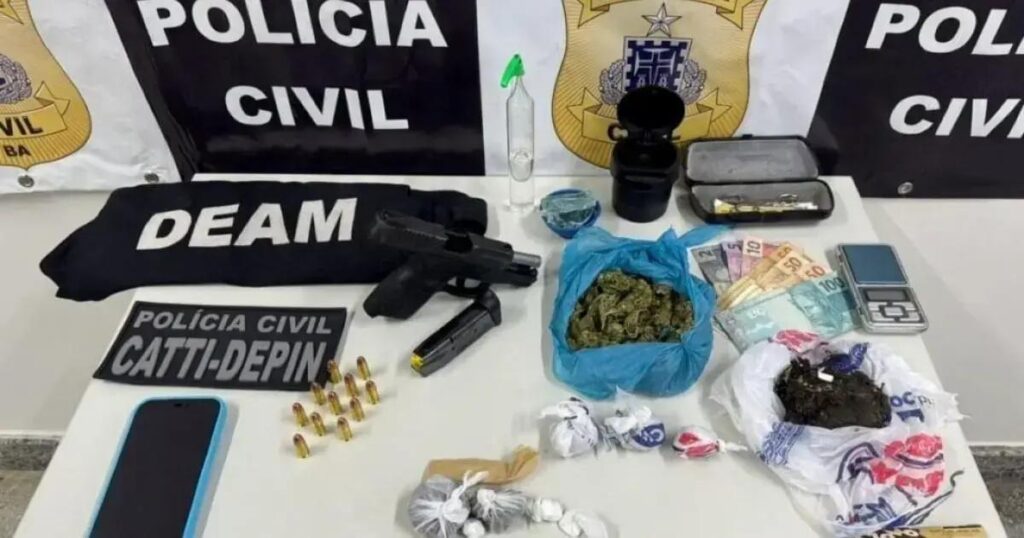 Homem é preso após ameaçar ex-companheira em Feira de Santana com arma