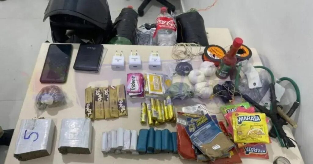 Homem é preso em flagrante ao tentar jogar itens no presídio Nilton Gonçalves