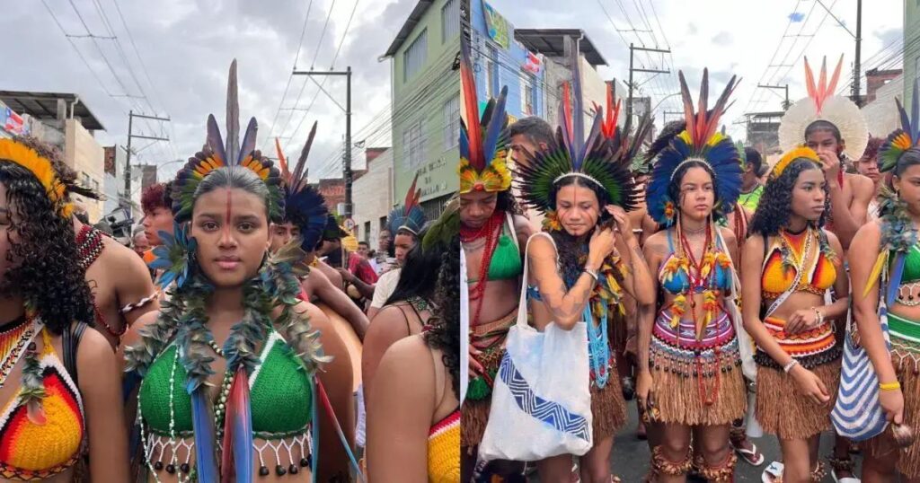 Indígenas da Bahia marcam presença histórica no 2 de julho